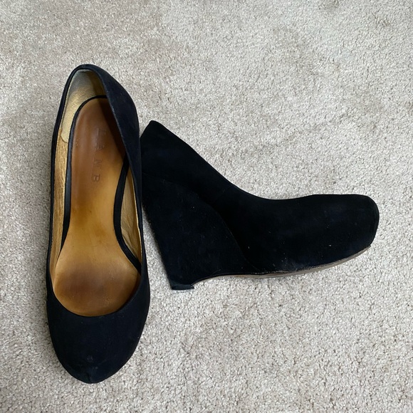 Gwen Stefani L.A.M.B. “Plum” Wedge Heels - 6.5 - Picture 7 of 16